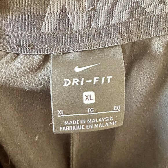 Nike Dri-Fit Therma Fleece Black Sweatpants - Size XL (Juniors) - Picture 4 of 9